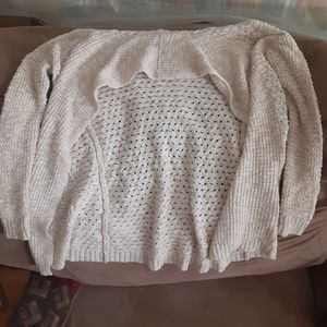 Cream cotton sweater